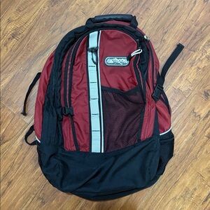 Outdoor Products Red Black Backpack Laptop Unisex Hiking